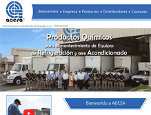 Tablet Screenshot of adesamex.com.mx
